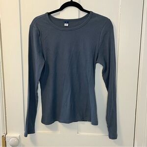 KD Navy ribbed blue shirt
